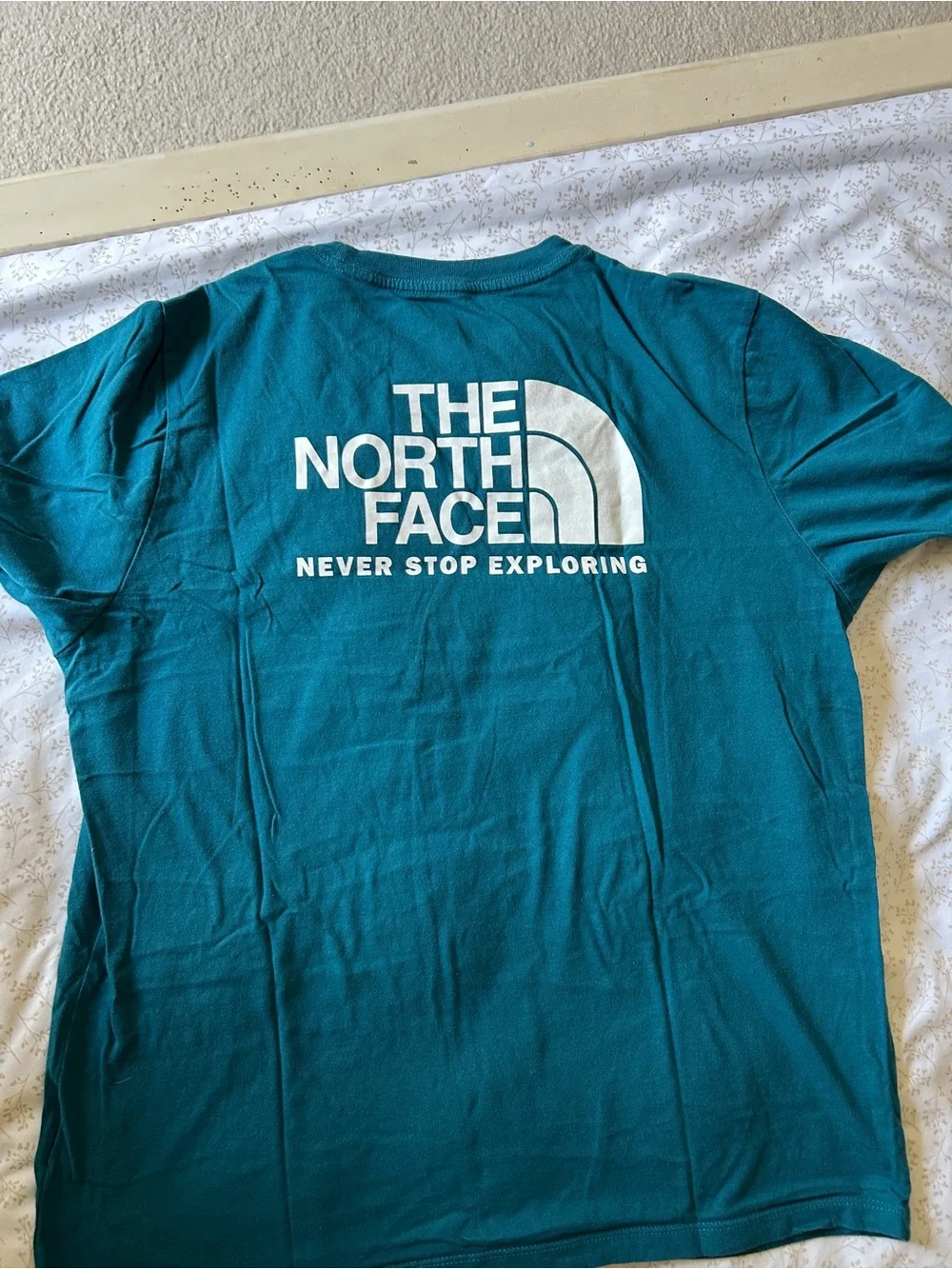 The North Face Teal Graphic Logo Tee - Picture 3 of 3